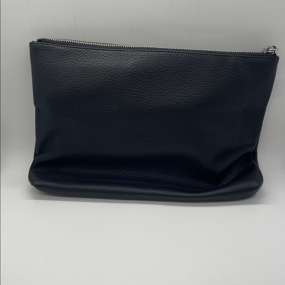 Calvin Klein Black Textured Clutch - Picture 2 of 8